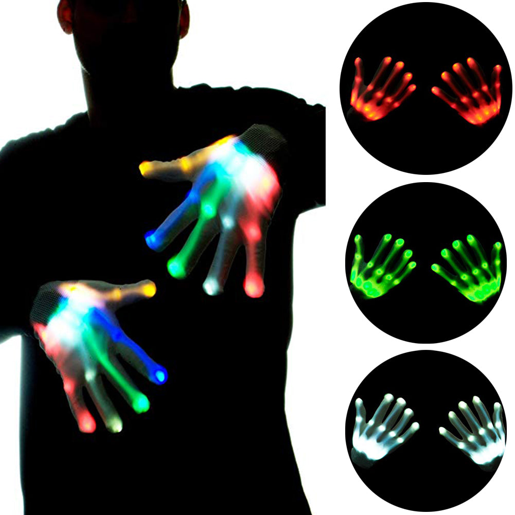 LED Light-Up Skeleton Hand Gloves – photo 1