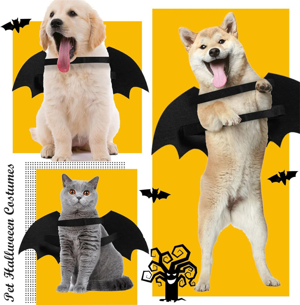 Glow-in-the-Dark Bat Wings Dog Costume – photo 7