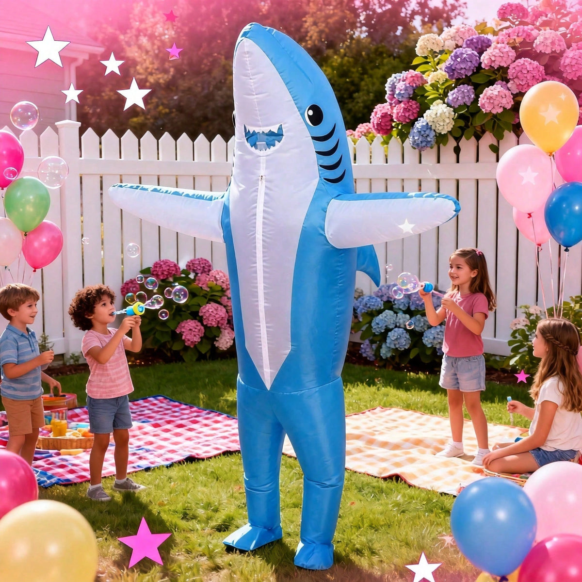Inflatable Shark Costume for Adults – photo 2