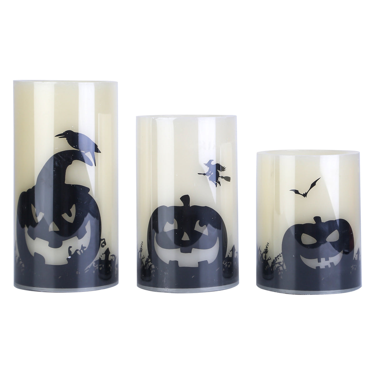 Halloween Flameless Candle Lamps 3-Pack – photo 11