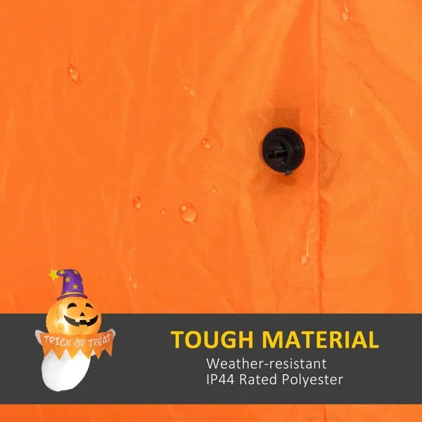 Light-Up Inflatable Pumpkin Ghost Window Decoration – photo 3