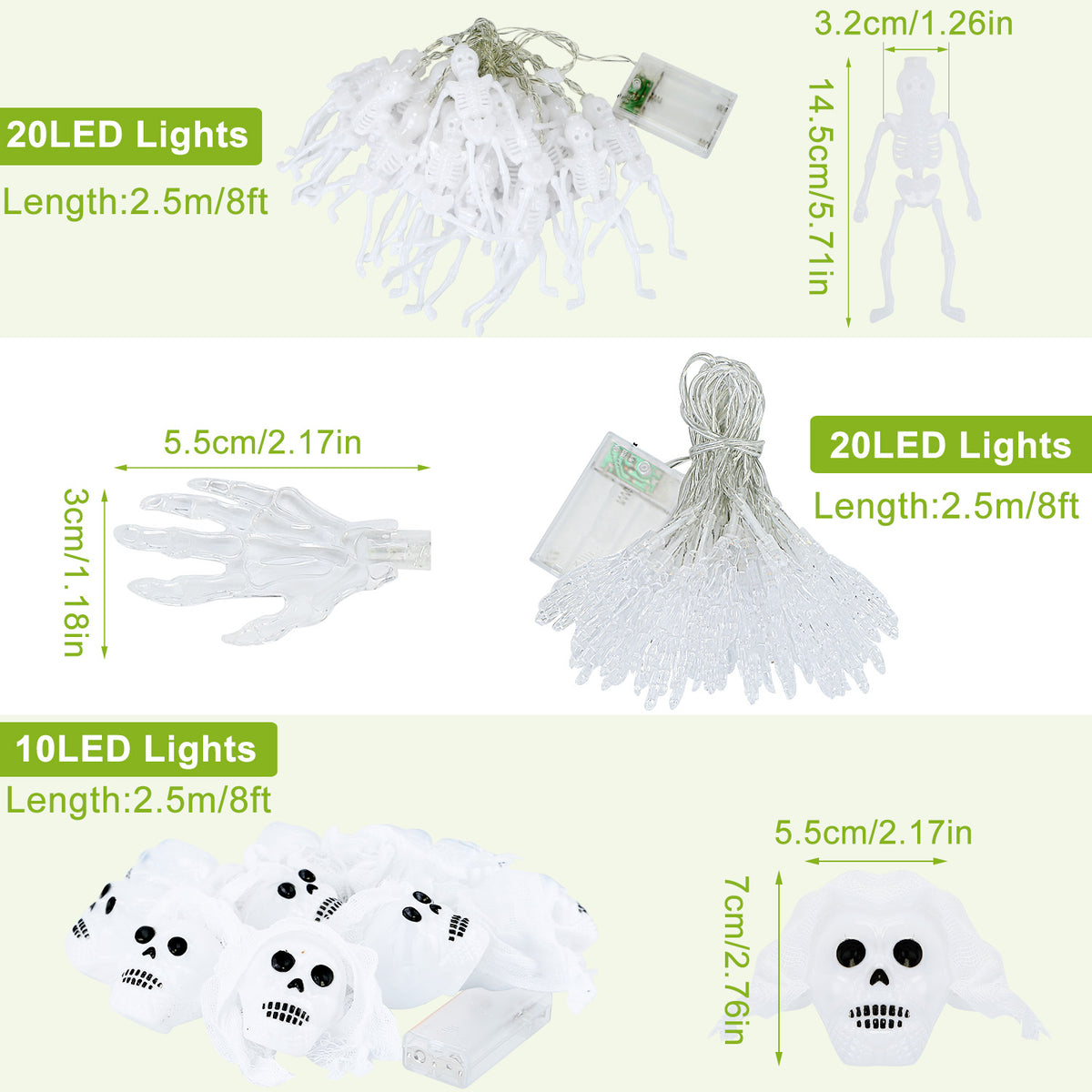 Halloween LED String Lights 3-Pack – photo 3