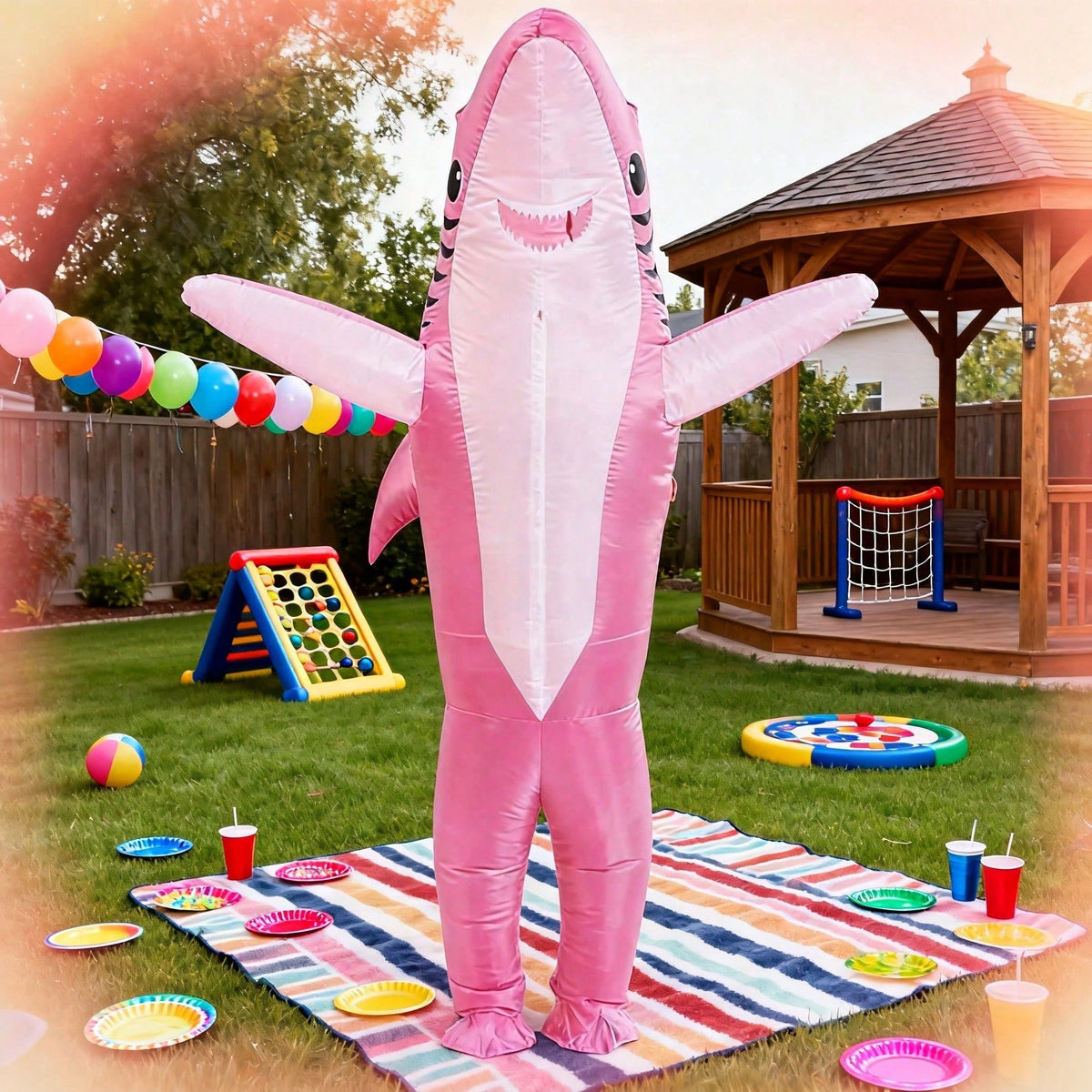 Inflatable Shark Costume for Adults – photo 3