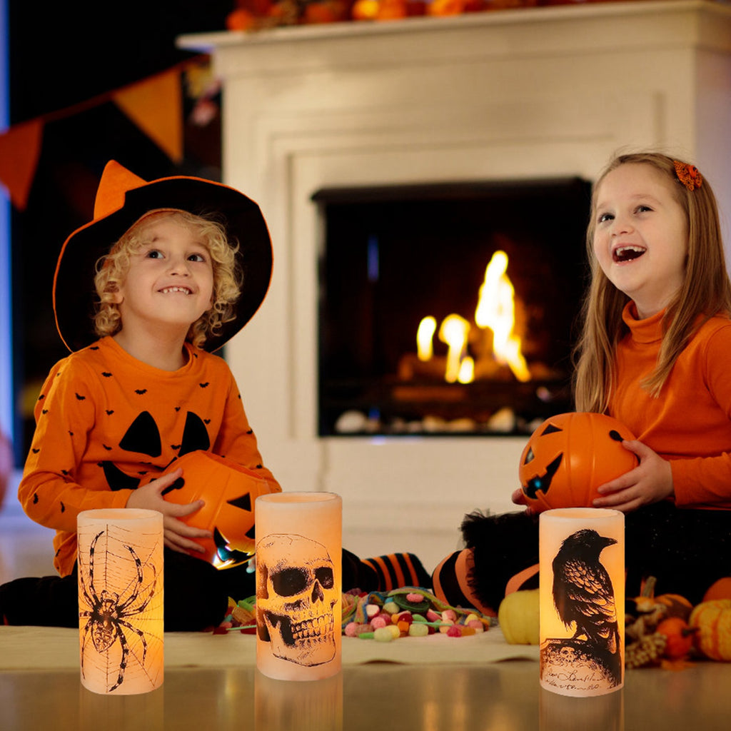 Halloween Flameless Candle Lamps 3-Pack – photo 8