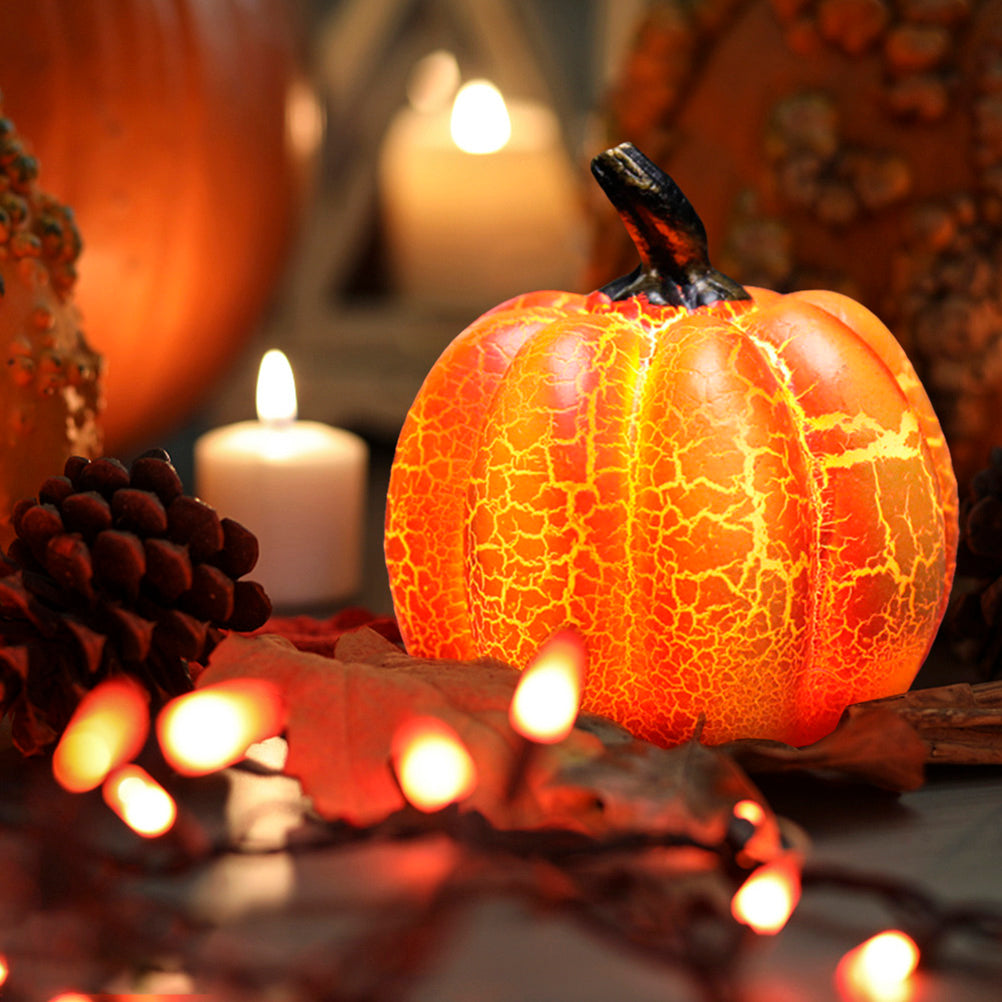 LED Crackle Pumpkin Lantern – photo 1