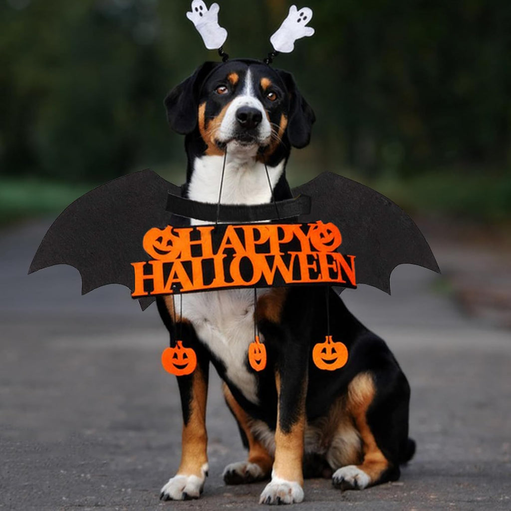 Glow-in-the-Dark Bat Wings Dog Costume – photo 3